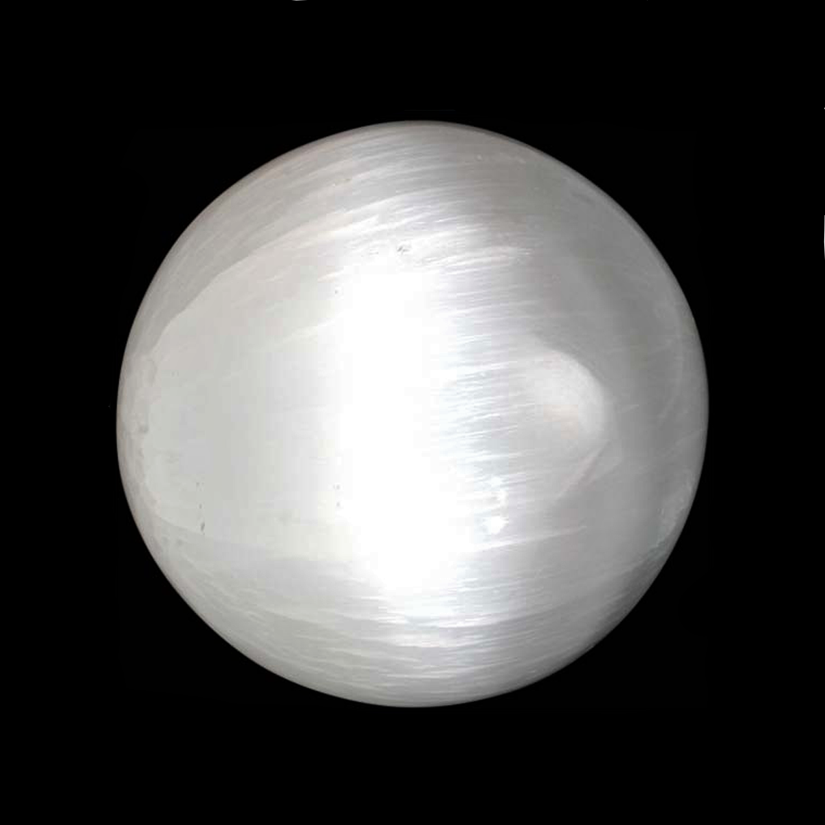 Selenit bílý koule vel.4cm