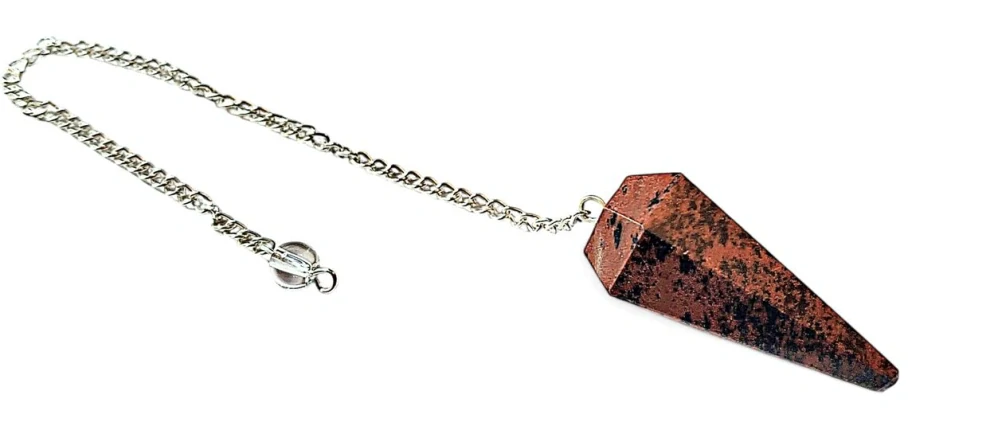 Kyvadlo obsidian mahagonový velké