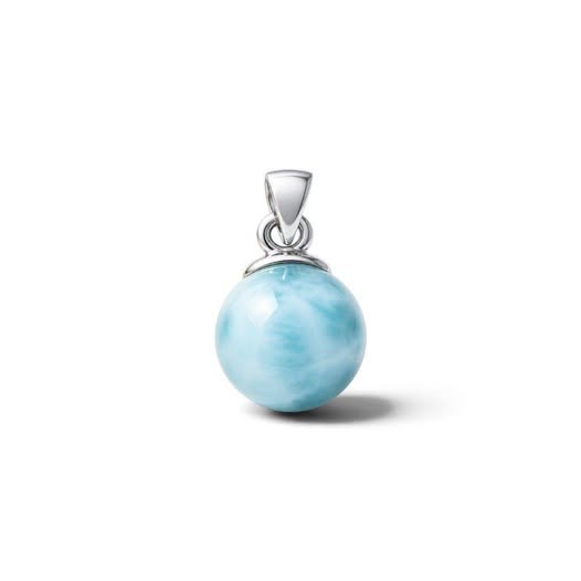 Larimar přívěsek kulička, váha 3,40g