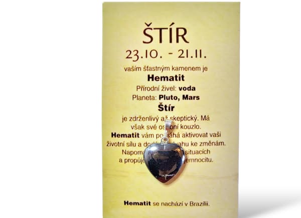 znamení zvěrokruhu ŠTÍR - srdíčko