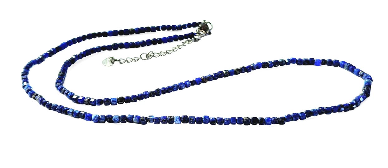 Lapis lazuli náhrdelník fazetovaný jemný