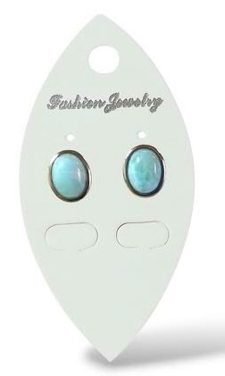 Larimar naušnice ovál