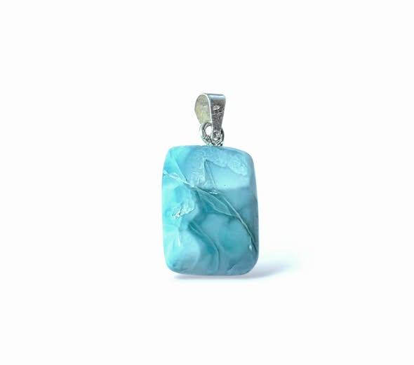 Larimar přívěsek obdelník malý 3,98 g