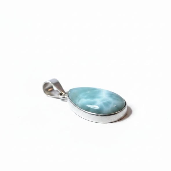 Larimar kabašon přívěsek 2,87g