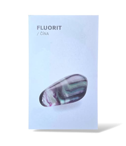Kartička obrázek - FLUORIT