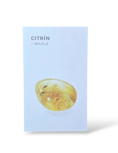 Kartička obrázek - CITRÍN