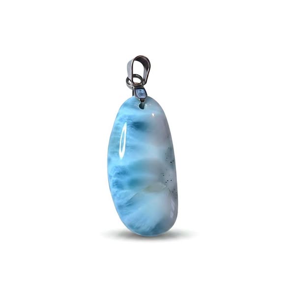 Larimar přívěsek , váha 5,05g, AA Jakost