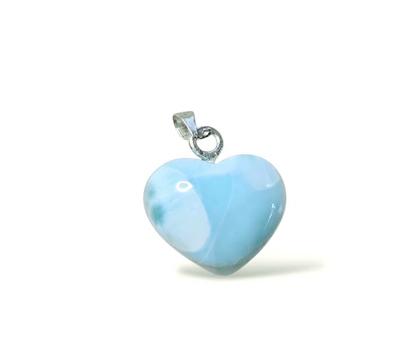 Larimar srdíčko přívěsek 4,36g