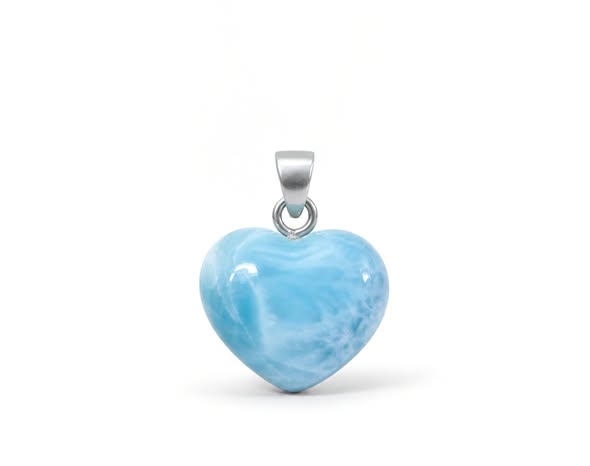 Larimar srdíčko přívěsek 3,33 g