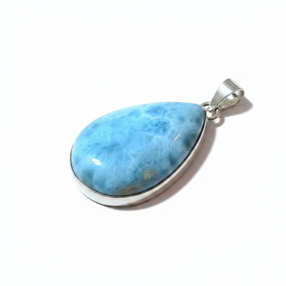 Larimar přívěsek kapka 6,89g , AA kvalita