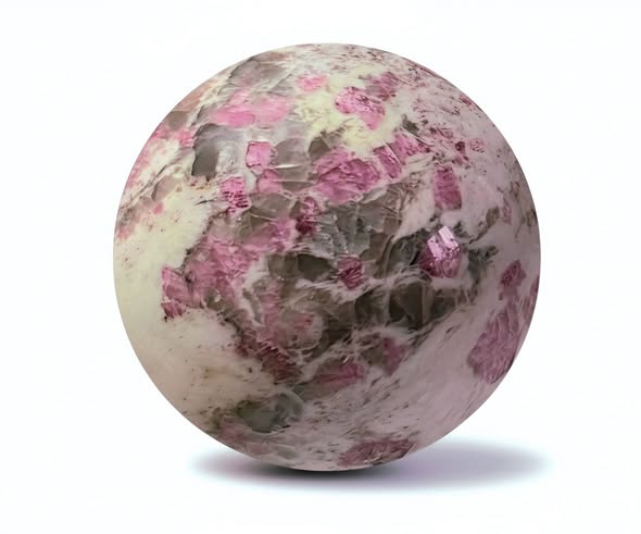 Rubelit koule vel. 7cm