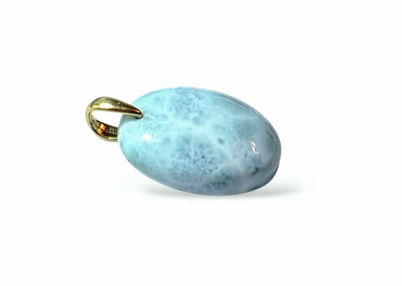 Larimar přívěsek kabašon 4,91g