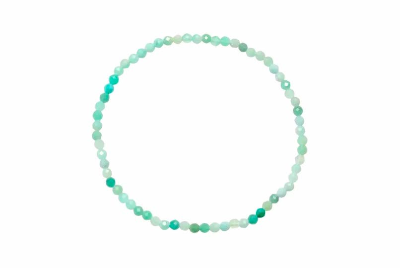 Smaragd náramek fazetovaný jemný 0,3cm
