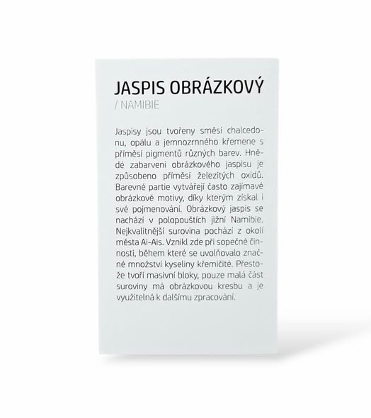 Kartička - JASPIS OBRÁZKOVÝ