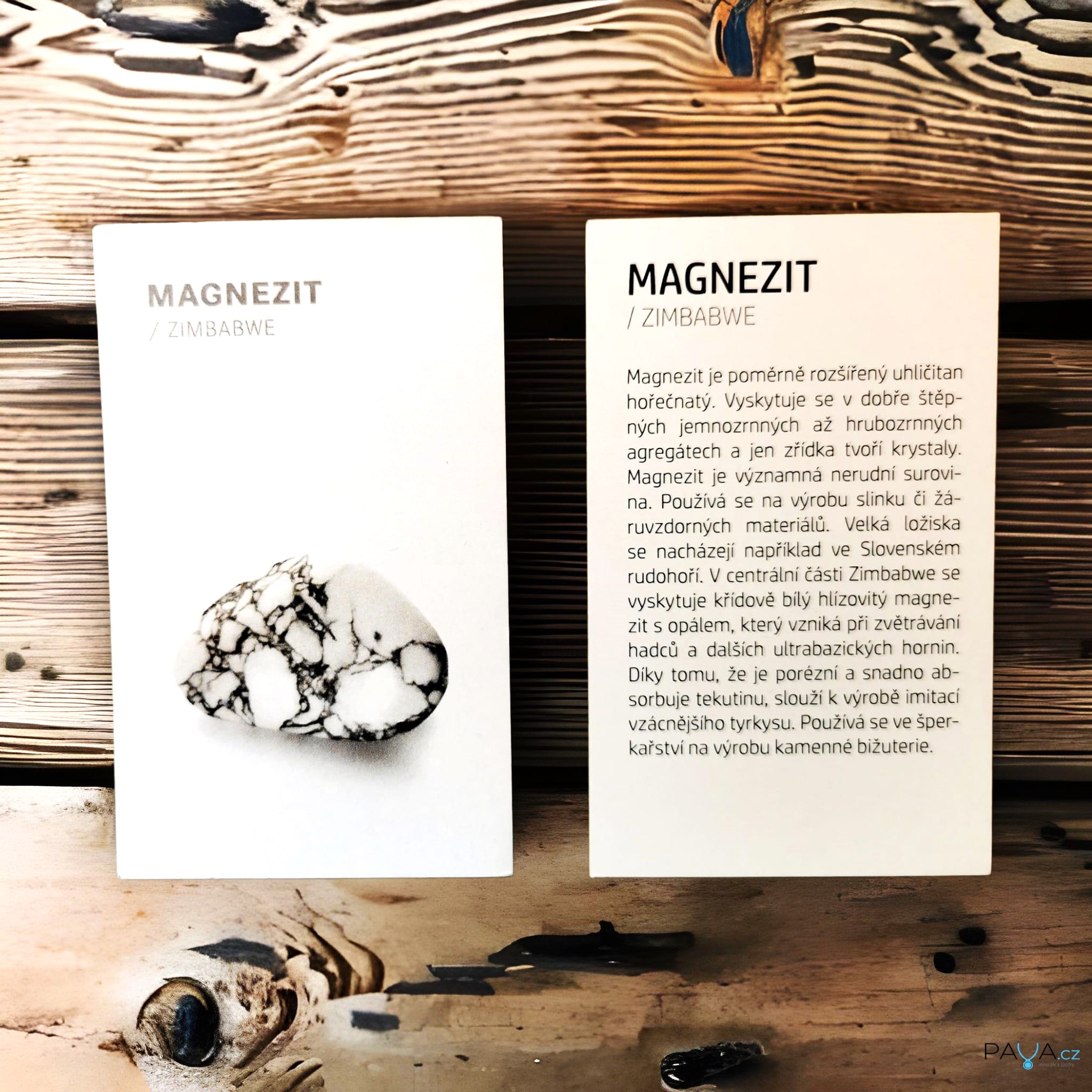 Kartička - MAGNEZIT