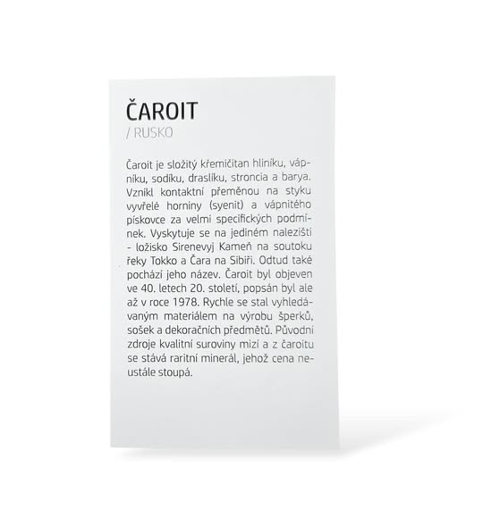 Kartička - ČAROIT