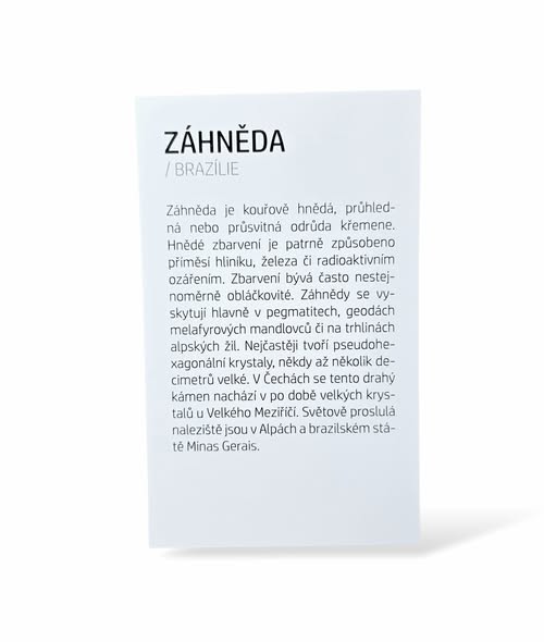Kartička - ZÁHNĚDA