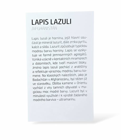 Kartička - LAPIS LAZULI