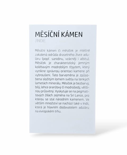Kartička - MĚSÍČNÍ KÁMEN
