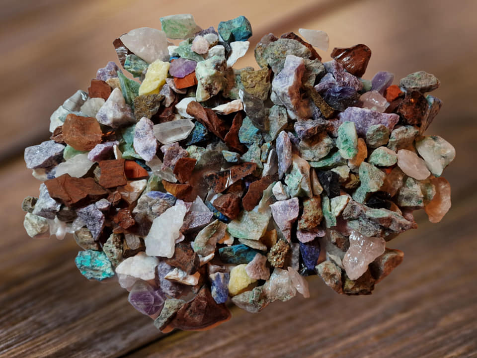 MIX MINERÁLŮ drť surový 0,500kg