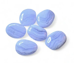 CHALCEDON (modrý achát) placičky AA Namíbie