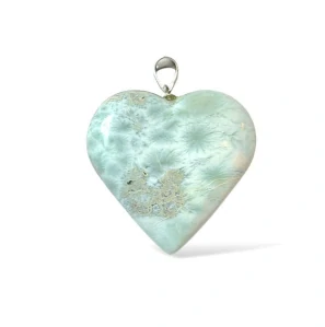 Larimar přívěsek srdce velké 20g