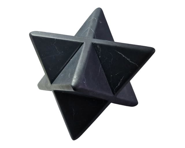 Šungit  MERKABA neleštěná vel.6x8,5cm