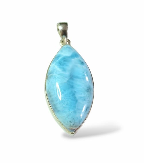 Larimar  přívěsek slza ,váha 11,19g, AAA Jakost
