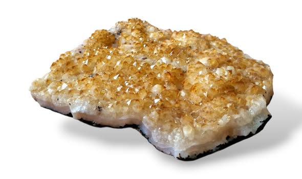 Citrín drůza velká ,váha 2,292kg