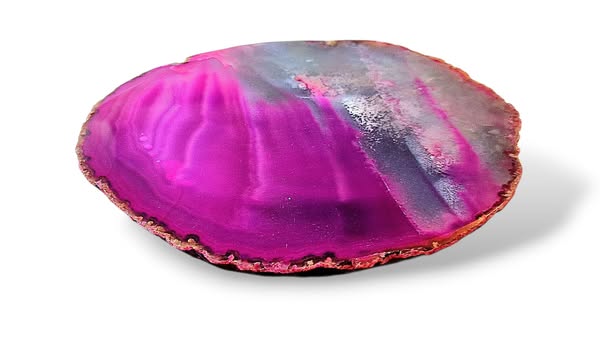 Achát plátek 14,2 x 12 x 1,8cm , č.5