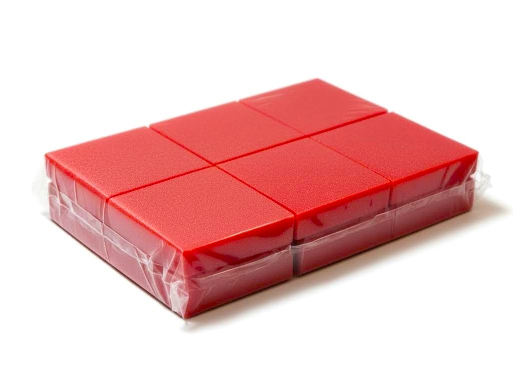 Krabička na náramky luxusní ČERVENÁ - sada 12ks