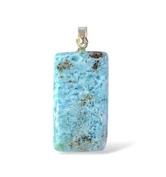 Larimar přívěsek obdelník velký 7,57 g