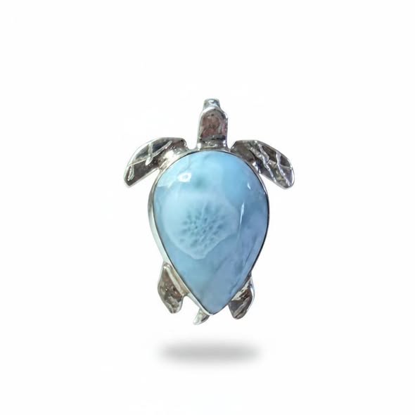 Larimar přívěsek želvička 3,51g