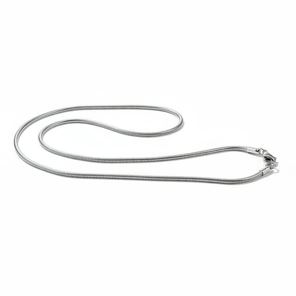 Řetízek hladký silný chirurgická ocel, délka 50 cm