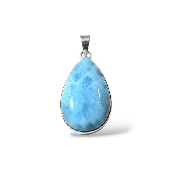 Larimar přívěsek kapka 6,89g , AA kvalita