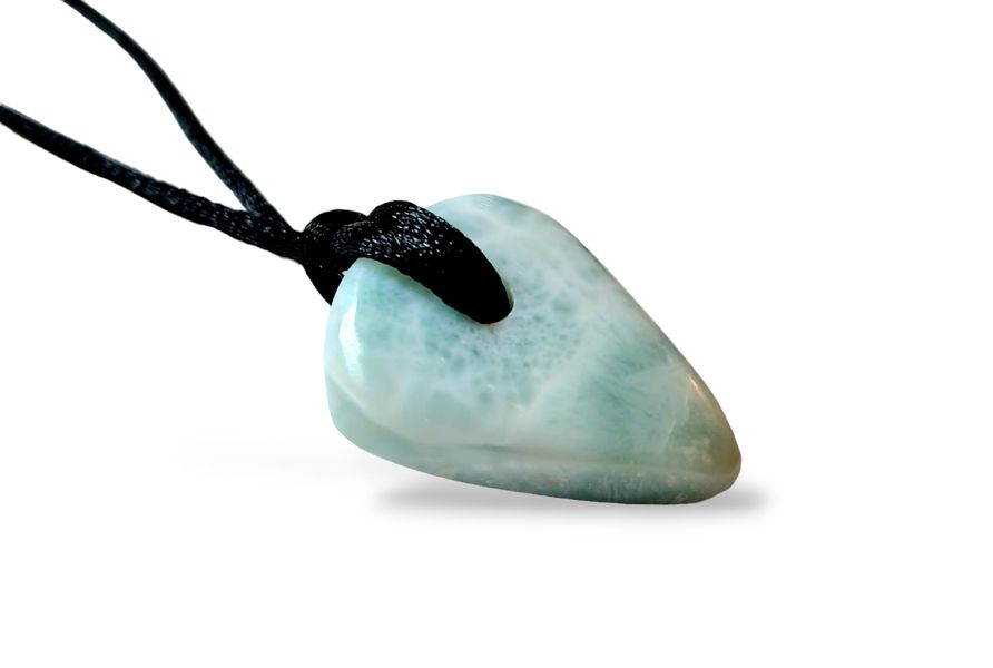 Larimar přívěsek vrtaný ,váha 9,29g
