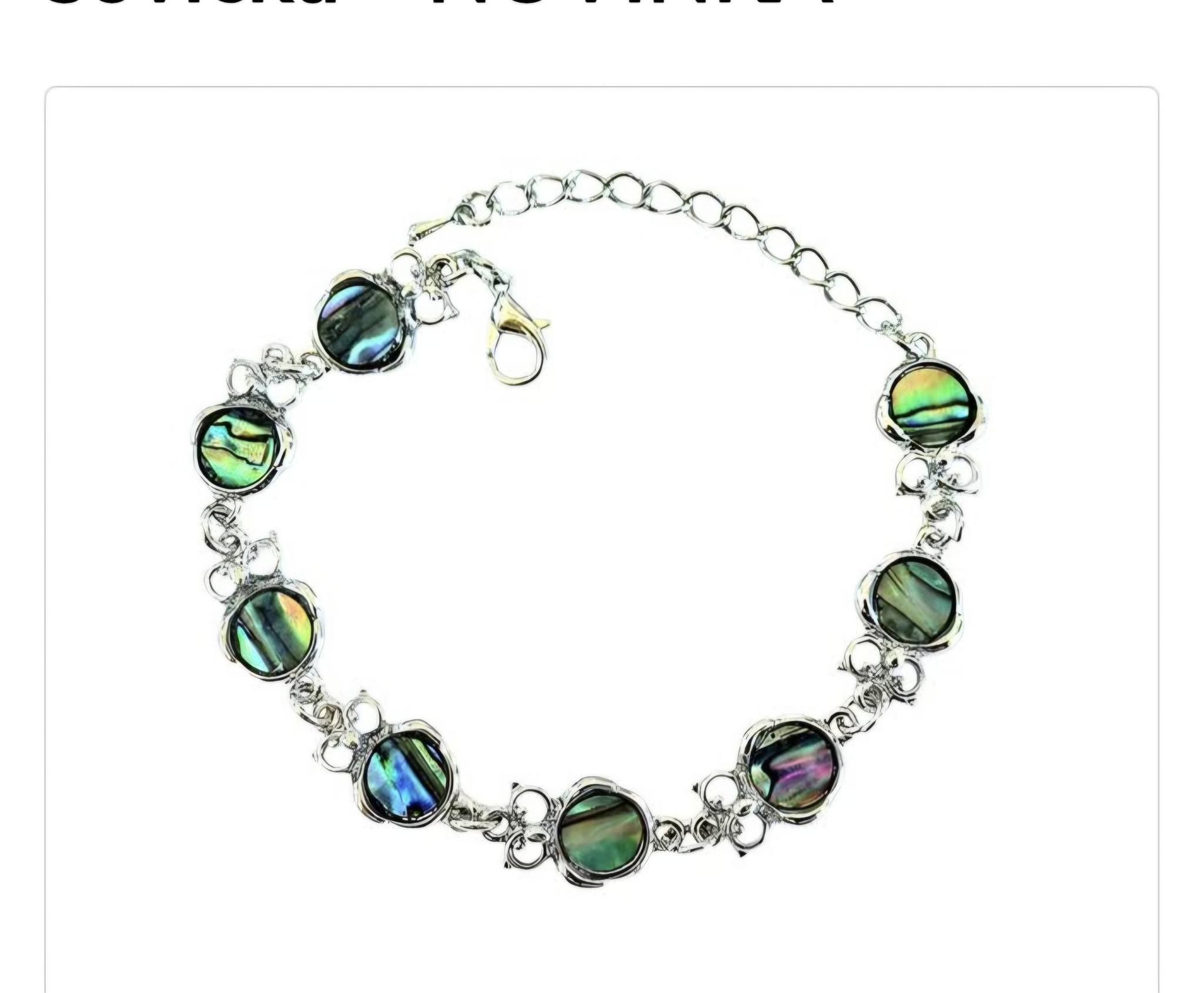 Náramek s perletí Paua sovička - NOVINKA 