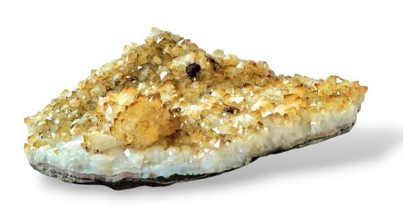 Citrín drúza velká ,váha 1,285kg