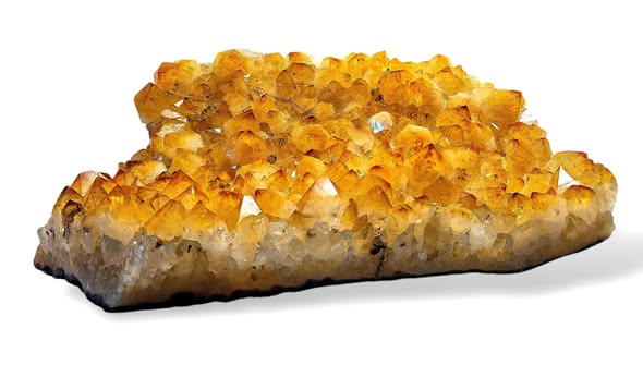 Citrín drúza velká ,váha 4,742kg