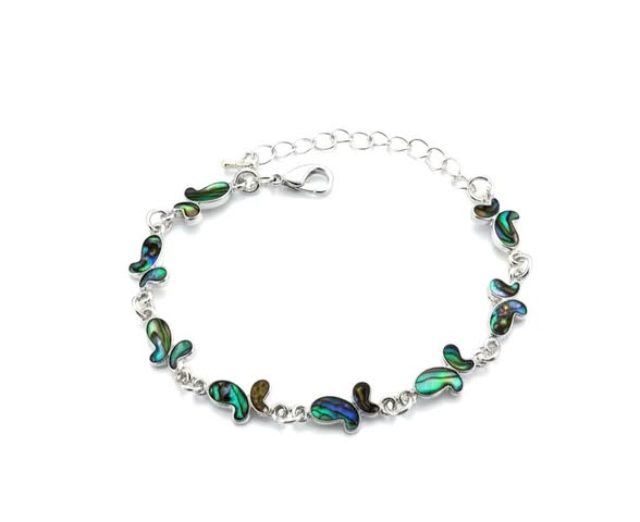 Náramek s perletí Paua motýlek - NOVINKA 