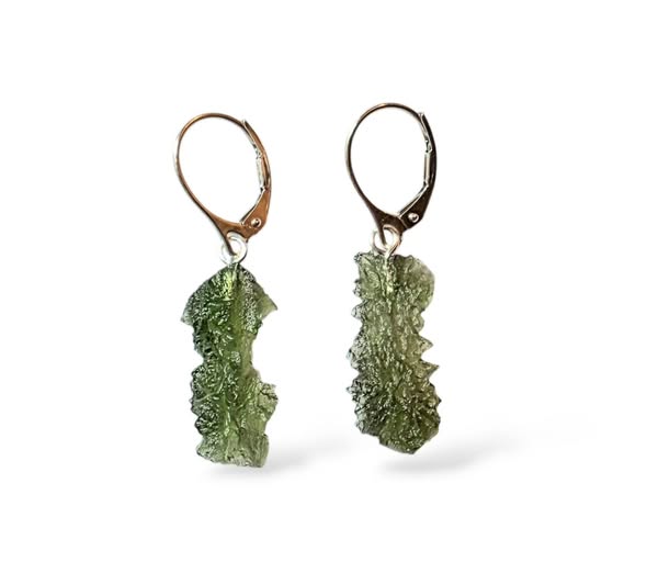 Vltavín naušnice 2,11g