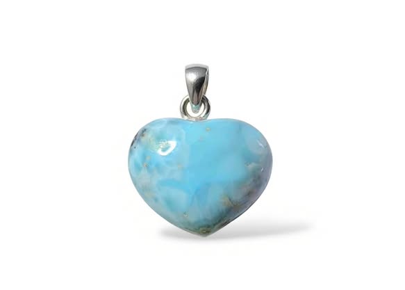 Larimar srdíčko přívěsek 4,36 g
