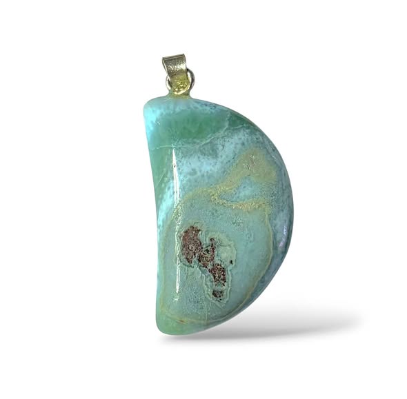 Larimar přívěsek půlměsíc velký 10g