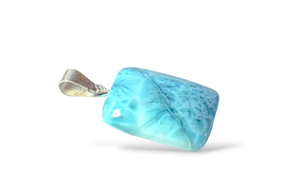 Larimar přívěsek obdelník malý 3,98 g