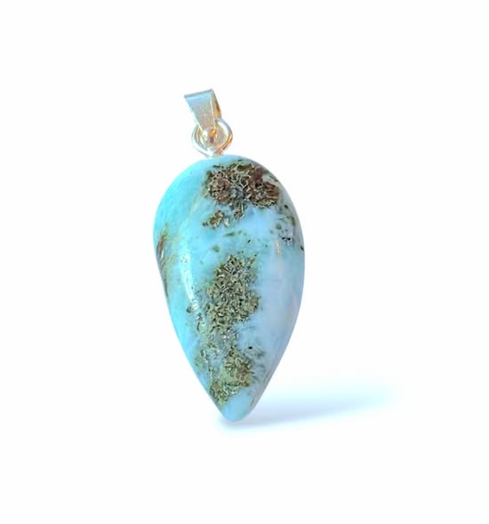Larimar přívěsek slza 4,76 g