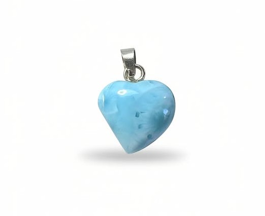 Larimar srdíčko přívěsek 3g