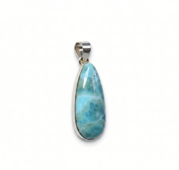 Larimar kabašon přívěsek 4,16g