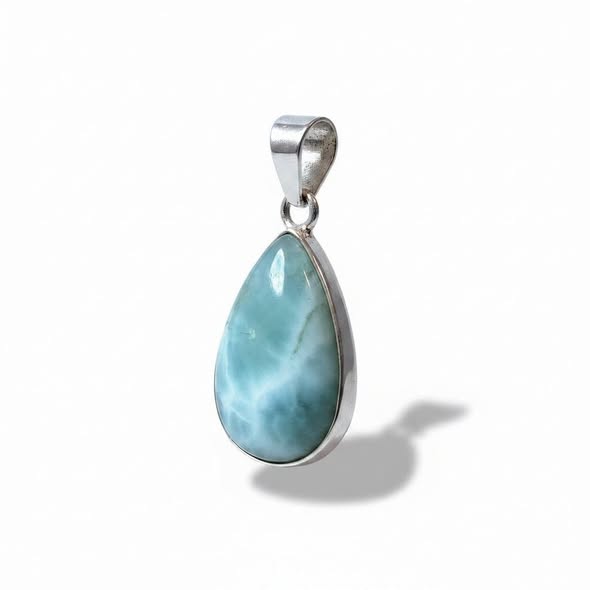 Larimar kabašon přívěsek 2,87g