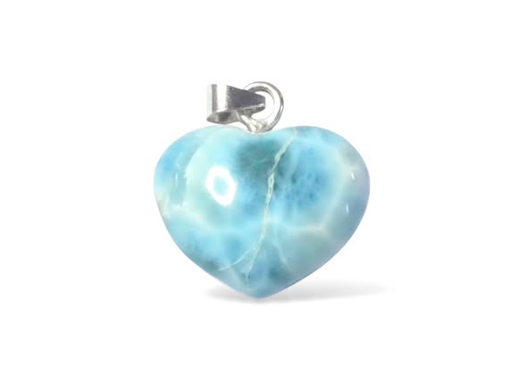Larimar srdíčko přívěsek 5,18 g