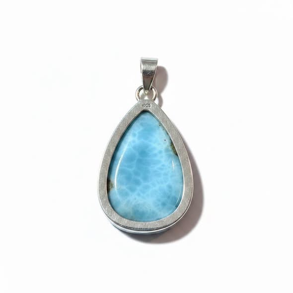 Larimar přívěsek kapka 6,89g , AA kvalita